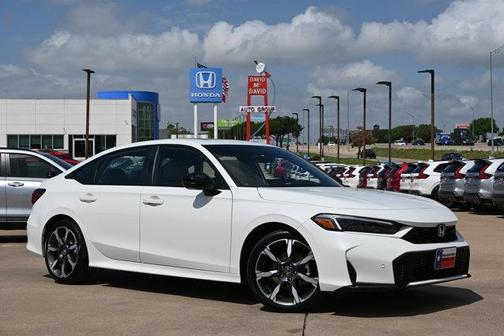 Platinum White Pearl 2026 Honda Civic Hybrid