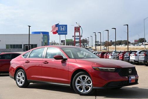 Radiant Red Metallic 2026 Honda Accord LX