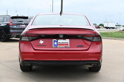 Radiant Red Metallic 2026 Honda Accord Hybrid Sport-L