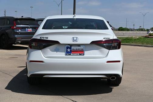 Platinum White Pearl 2026 Honda Civic Sport