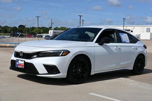Platinum White Pearl 2023 Honda Civic Sport