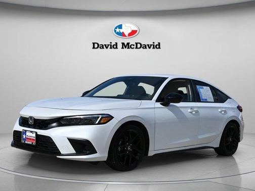 Platinum White Pearl 2023 Honda Civic Sport