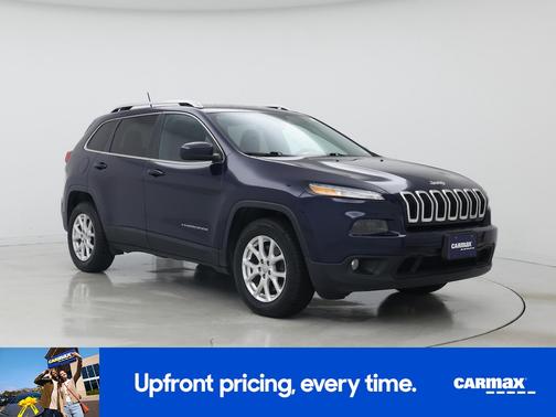 Black 2015 Jeep Cherokee Latitude