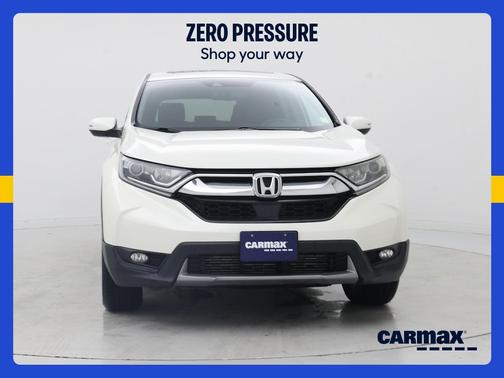 White 2018 Honda CR-V EX-L