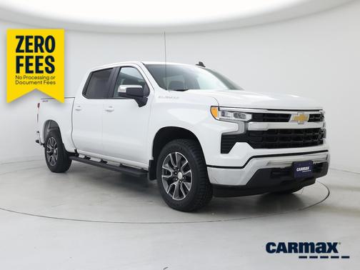 White 2022 Chevrolet Silverado 1500 LT