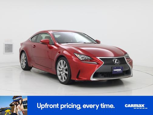 Red 2016 Lexus RC 200t