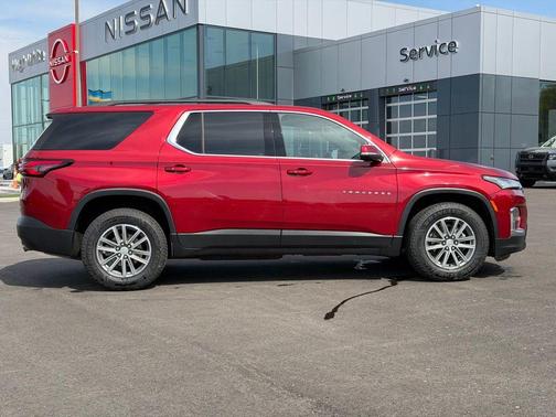 Radiant Red 2023 Chevrolet Traverse LT Cloth