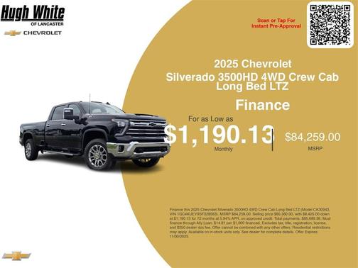 2025 Chevrolet Silverado 3500 LTZ