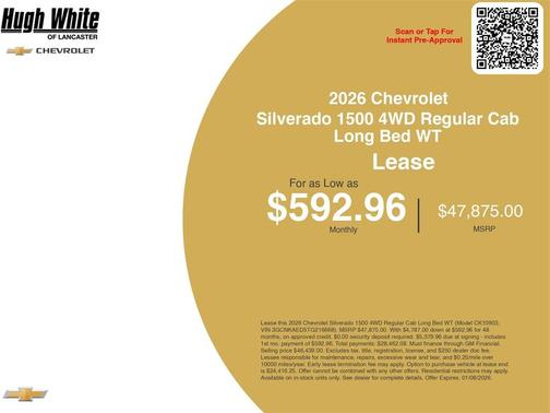 2026 Chevrolet Silverado 1500 WT