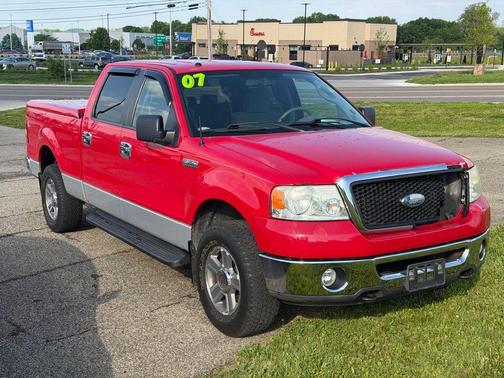 Red 2007 Ford F-150 SuperCrew