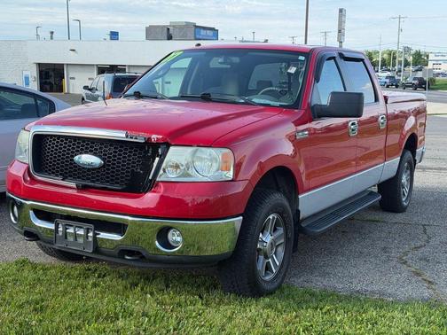 Red 2007 Ford F-150 SuperCrew