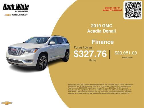 2019 GMC Acadia Denali