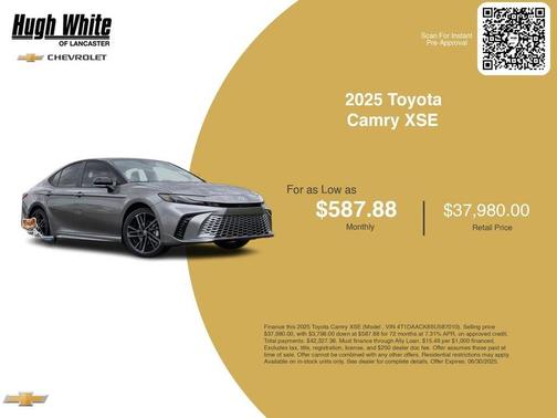 2025 Toyota Camry XSE