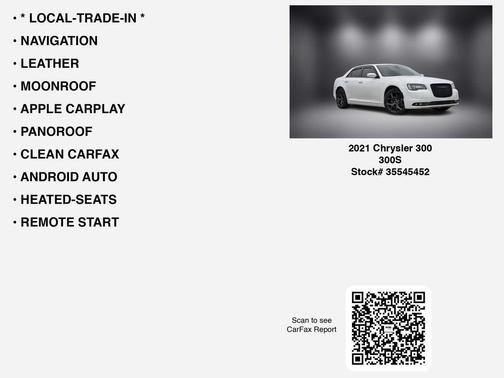 2021 Chrysler 300 S