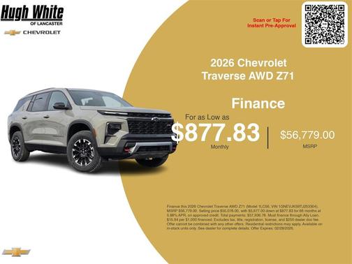 2026 Chevrolet Traverse Z71