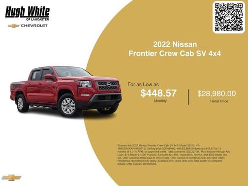 2022 Nissan Frontier SV