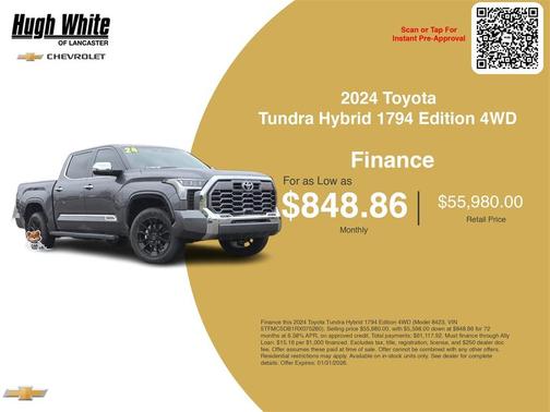 2024 Toyota Tundra Hybrid 1794 Edition