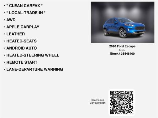 2020 Ford Escape SEL