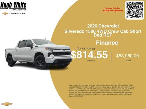 2026 Chevrolet Silverado 1500 RST