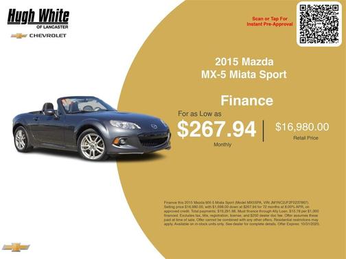 2015 Mazda MX-5 Miata Sport