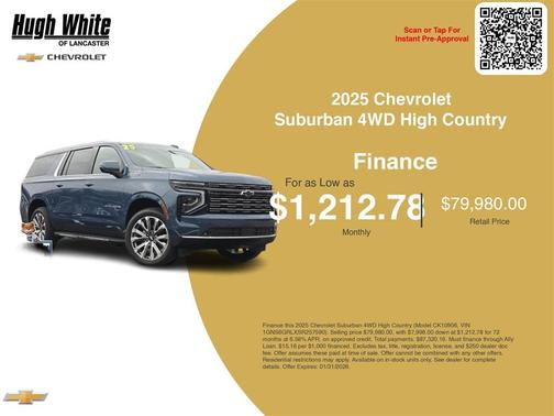 2025 Chevrolet Suburban High Country