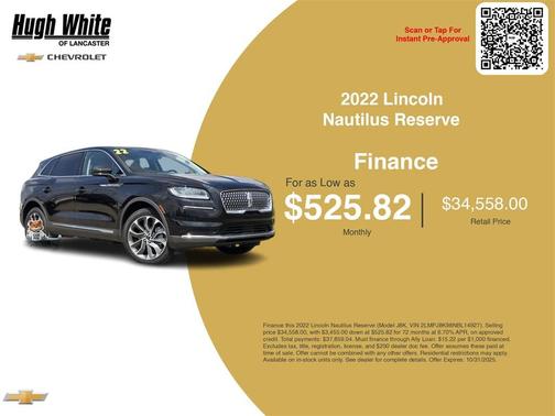 2022 Lincoln Nautilus Reserve