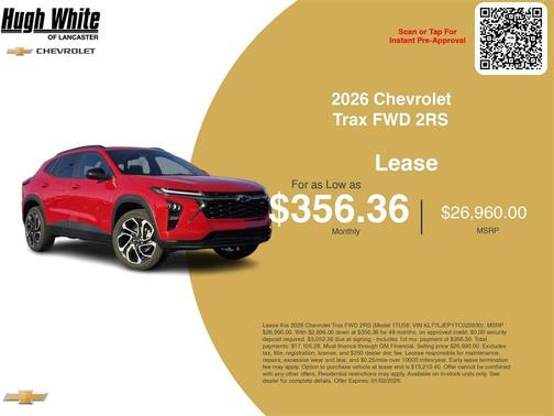 2026 Chevrolet Trax 2RS
