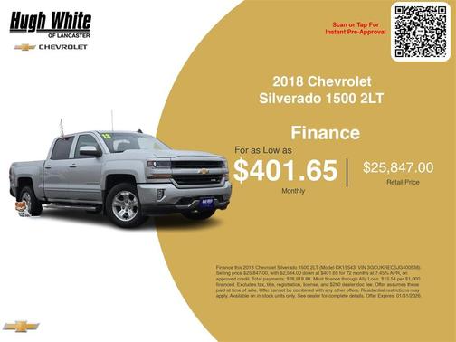 2018 Chevrolet Silverado 1500 LT