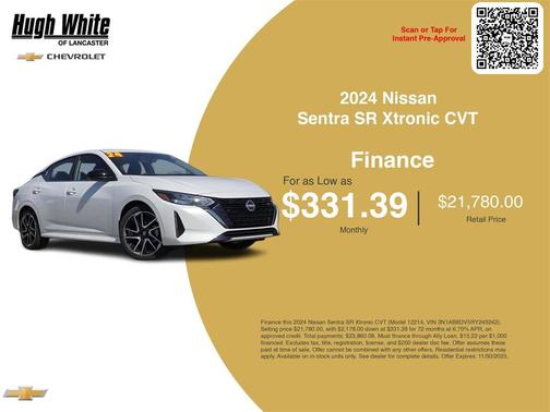 2024 Nissan Sentra SR