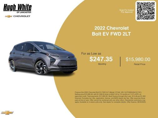2022 Chevrolet Bolt EV 2LT