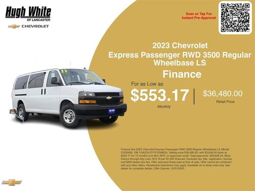 2023 Chevrolet Express 3500 LS