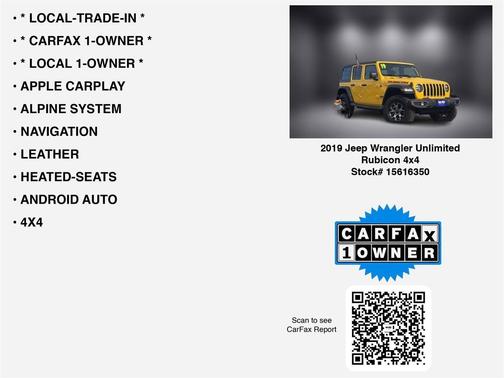 2019 Jeep Wrangler Unlimited Rubicon