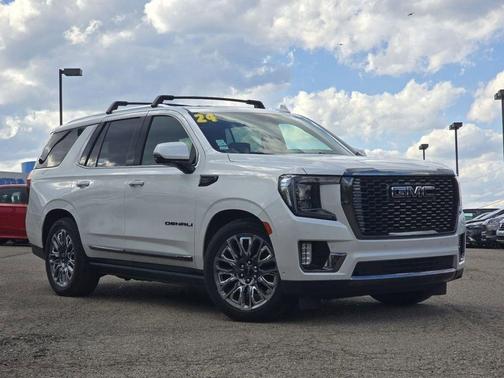 White Frost Tri-Coat 2024 GMC Yukon Denali Ultimate