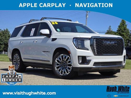 White Frost Tri-Coat 2024 GMC Yukon Denali Ultimate