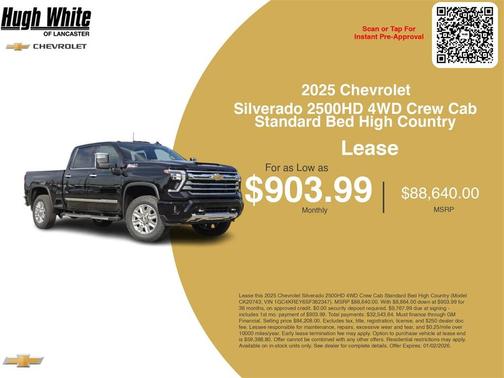 2025 Chevrolet Silverado 2500 High Country