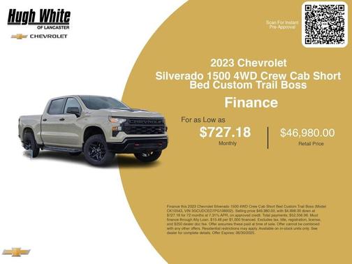 2023 Chevrolet Silverado 1500 Custom Trail Boss