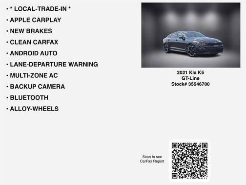 2021 Kia K5 GT-Line