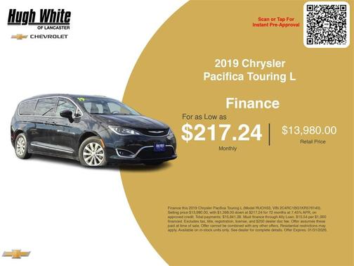 2019 Chrysler Pacifica Touring-L