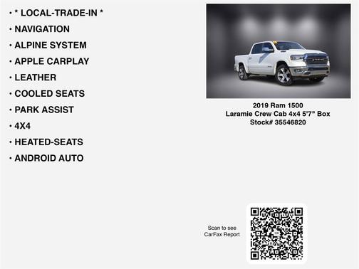 2019 RAM 1500 Laramie