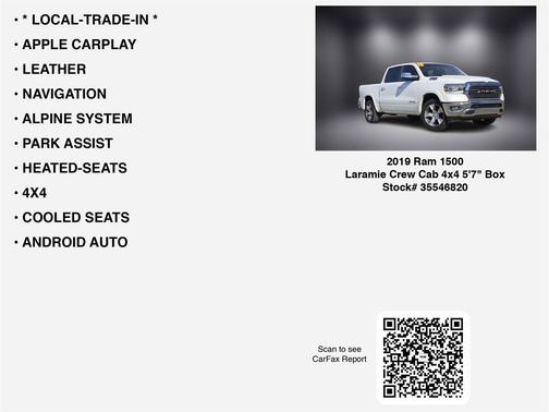 2019 RAM 1500 Laramie