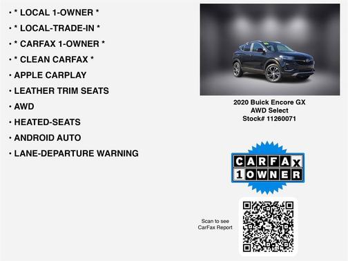 2020 Buick Encore GX Select