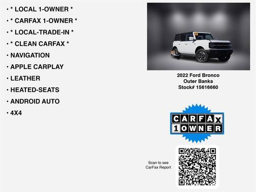 2022 Ford Bronco Outer Banks