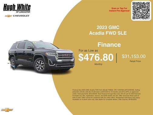 2023 GMC Acadia SLE