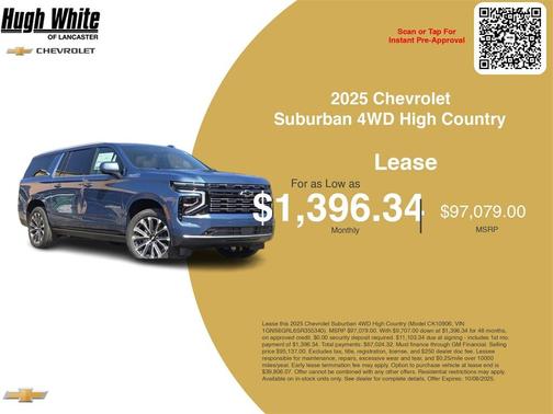 2025 Chevrolet Suburban High Country