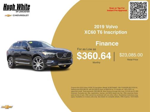 2019 Volvo XC60 T6 Inscription