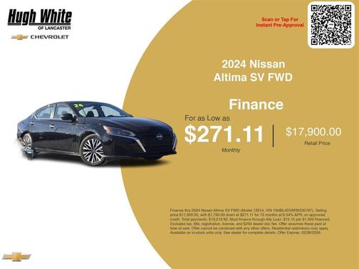 2024 Nissan Altima 2.5 SV