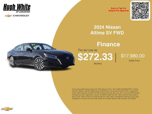 2024 Nissan Altima 2.5 SV