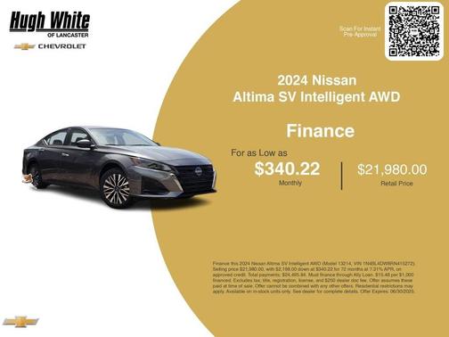 2024 Nissan Altima 2.5 SV
