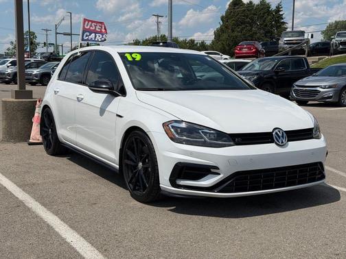 Oryx White Pearl Effect 2019 Volkswagen Golf R 2.0T w/DCC & Navigation