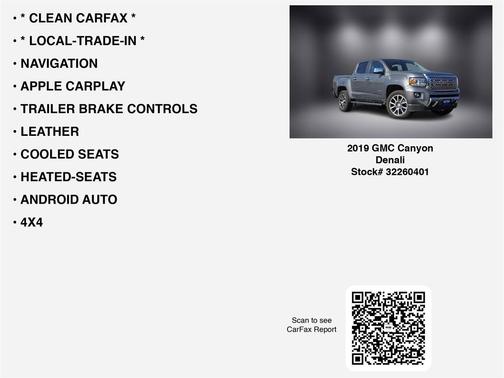 2019 GMC Canyon Denali